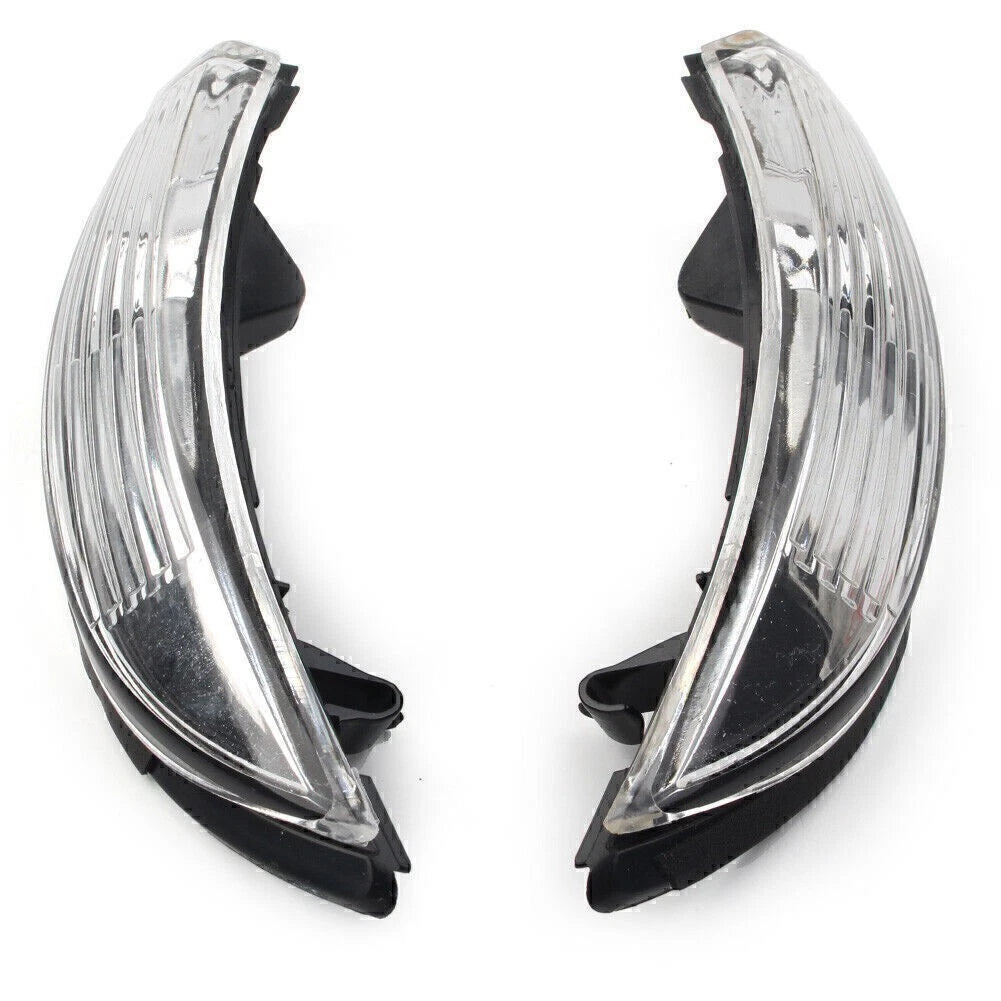 2X Side Rear View Mirror Indicator Light Cover for Ford Fiesta (2009–2015)