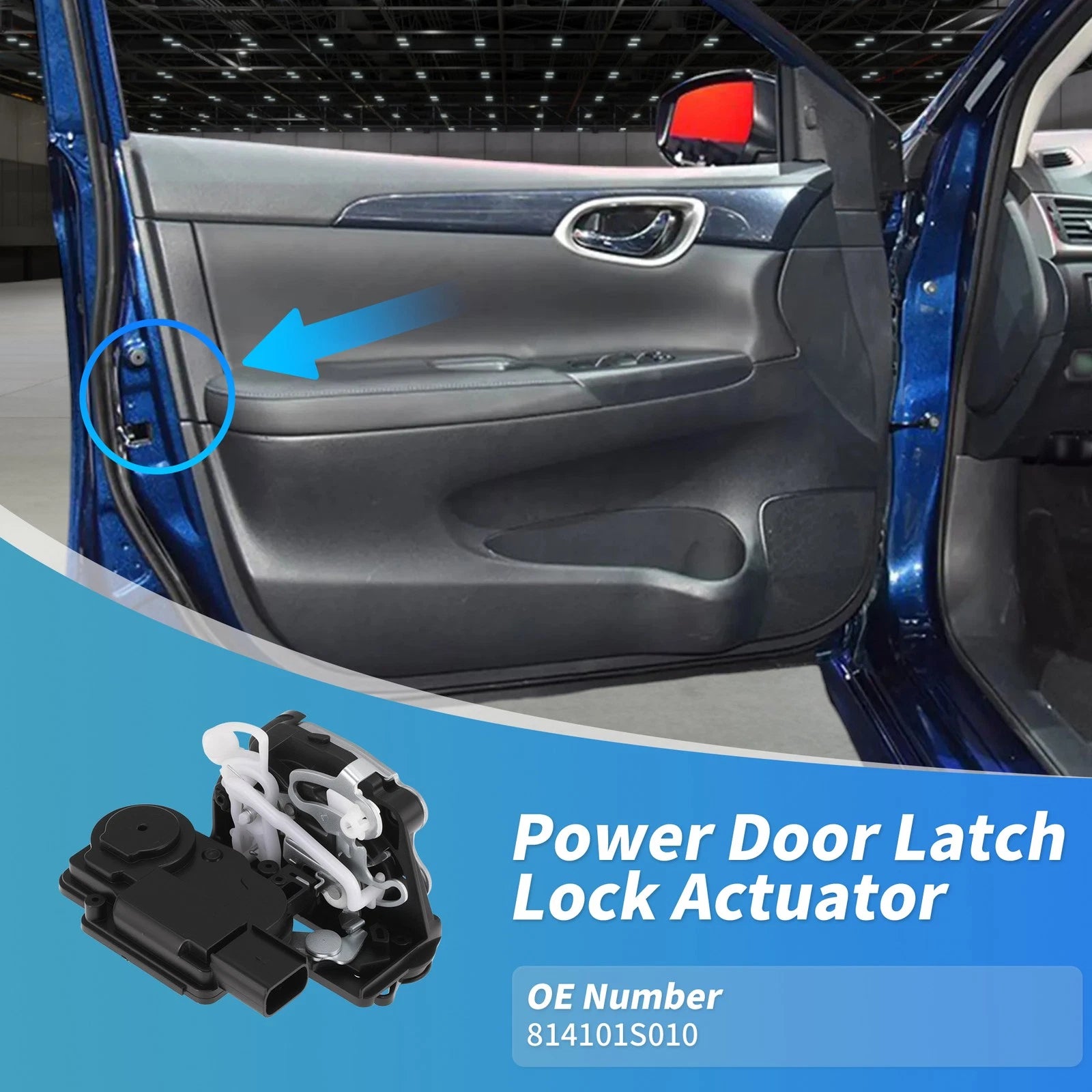Power Door Lock Actuator Rear Left Replacement for Hyundai HB20 (2012–2019)
