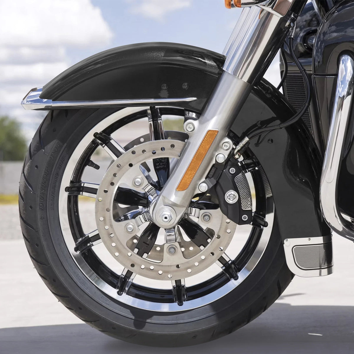 Unpainted Front Fender for Harley Touring Electra Tri Glide Road King (1989–2013)