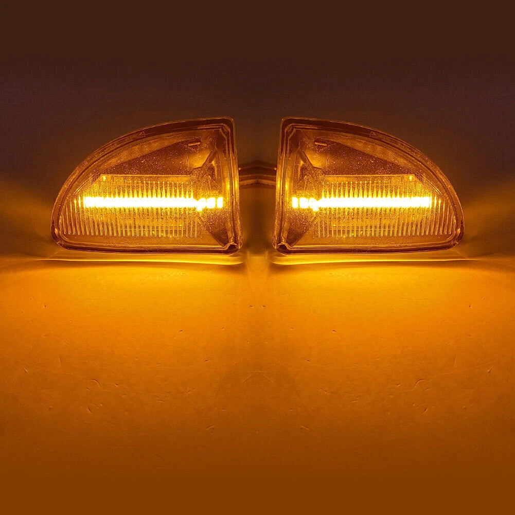 Clear LED Sequential Dynamic Side Marker Light for Smart Fortwo W451 (2007–2014)