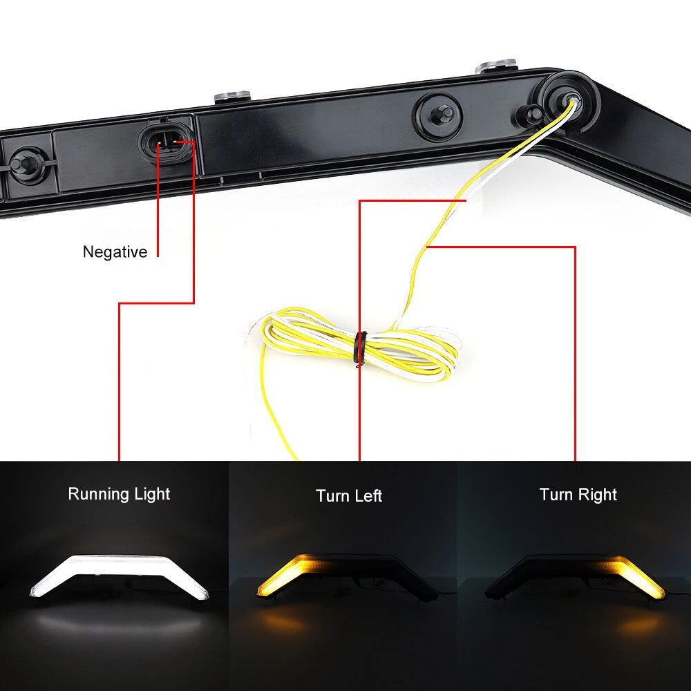 Front Turn Signature Accent Light for Polaris RZR PRO XP/4 Turbo (2020–2024)
