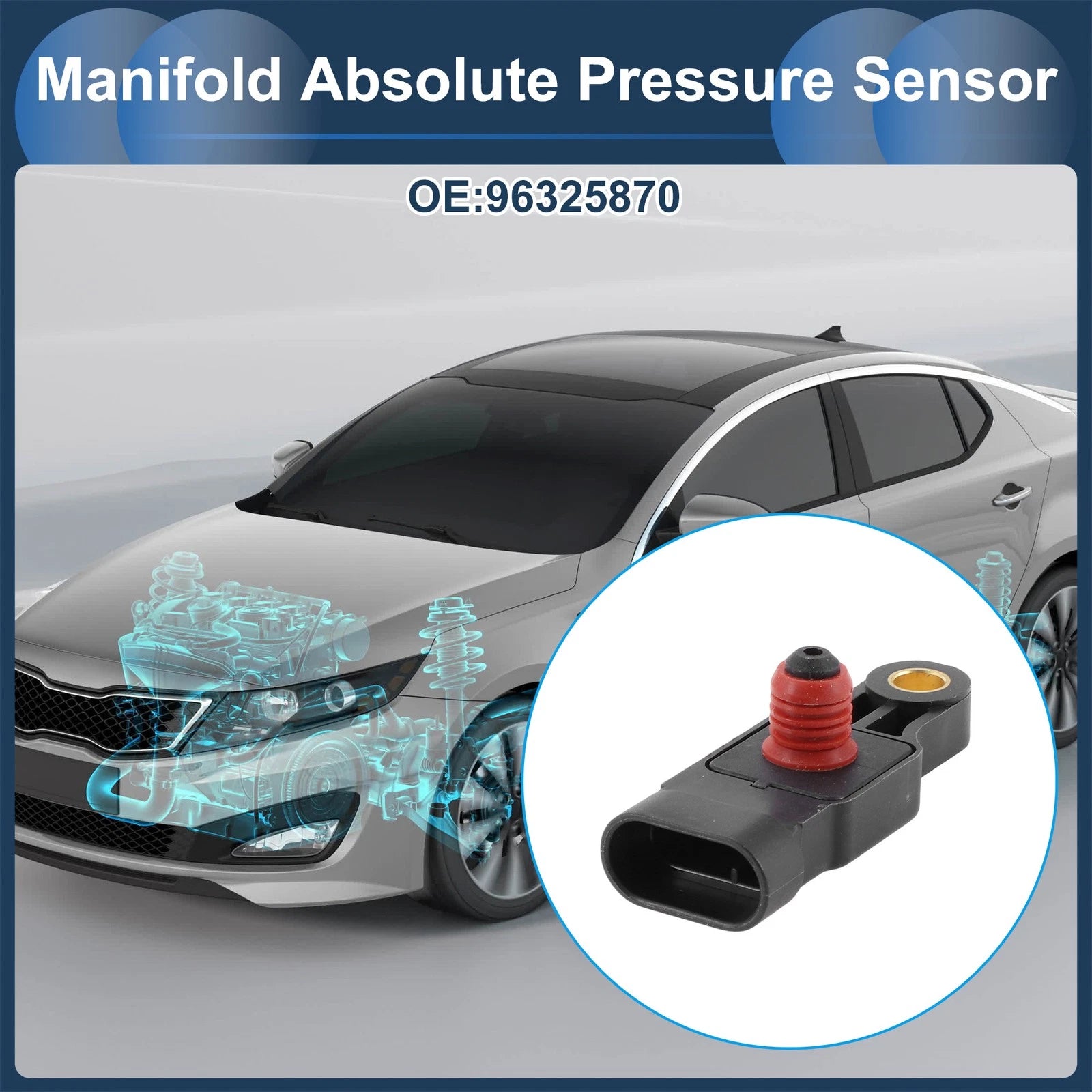 MAP Pressure Sensor OEM Replacement for Chevrolet Matiz (1998–2005)