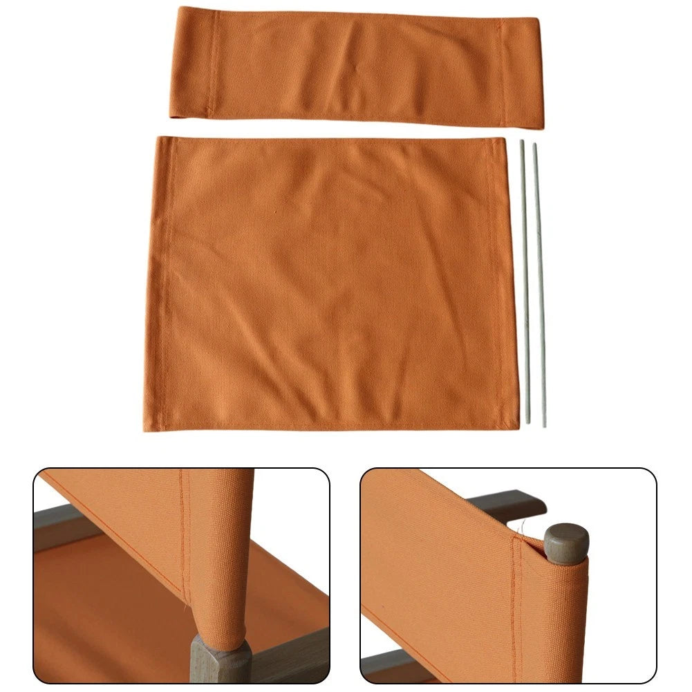 Canvas Seat Covers Kit for Director Chairs (52x16, 48x38cm)