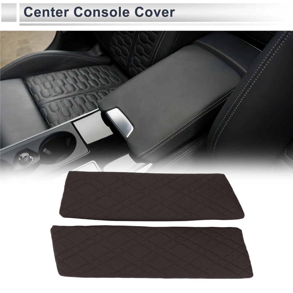 Car Center Console Cover Replacement for BMW 5 Series G30 (2018–2023) Dark Brown