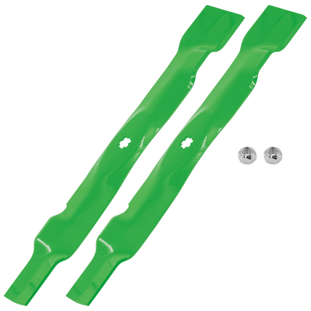 Deck Mulching Blade and Nut Replacement for John Deere D130 E100 (2003–2017)
