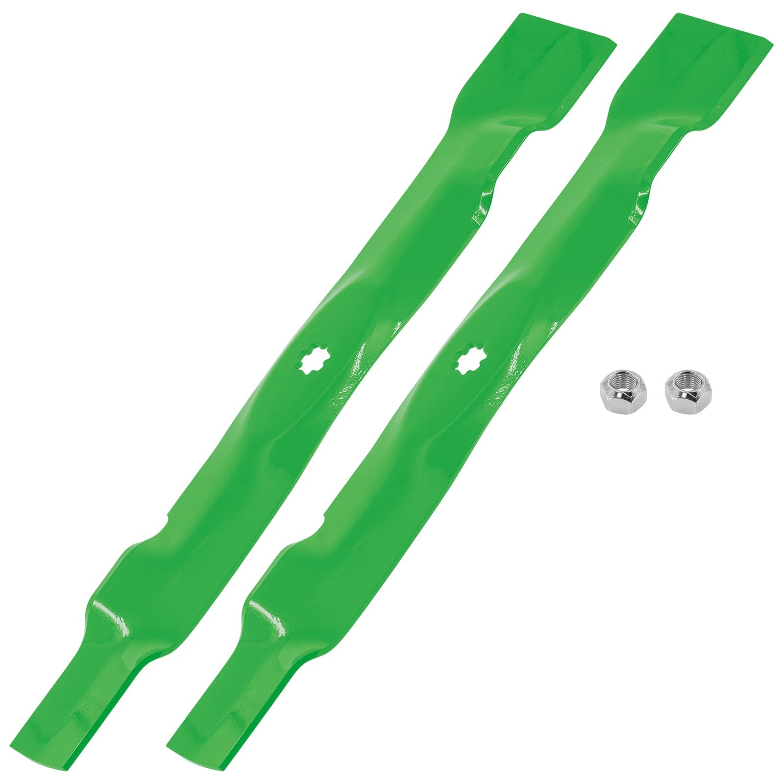 Deck Mulching Blade and Nut Replacement for John Deere D130 E100 (2003–2017)