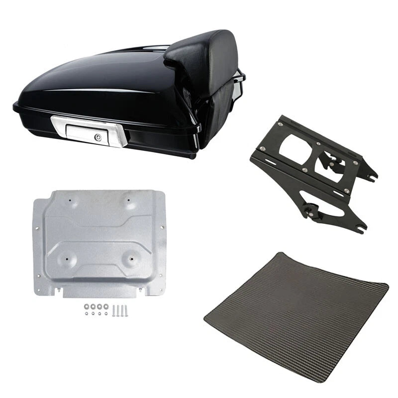 Razor Trunk Backrest Pad Mount Rack for Harley Electra Road Glide (2014–2026)