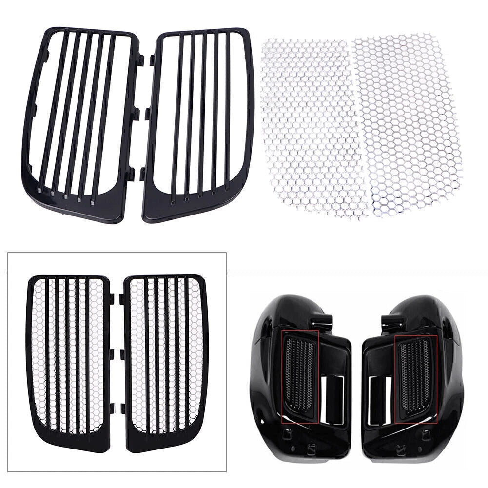 Black Radiator Grills & Screens for Harley Electra Glide FLHTKL (2014–2023)