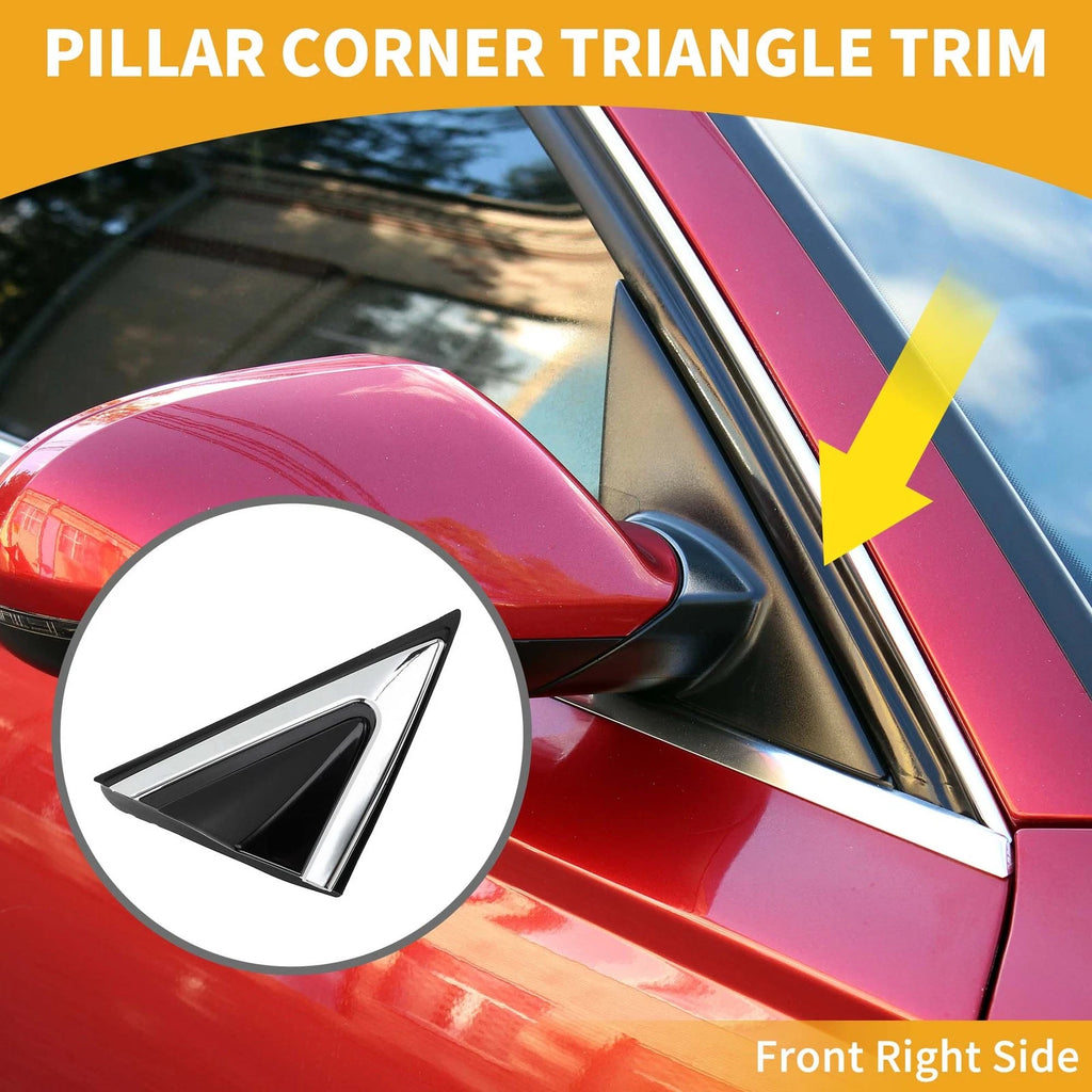 Front Right Side Pillar Corner Triangle Trim for Hyundai Santa Fe (2013–2016)