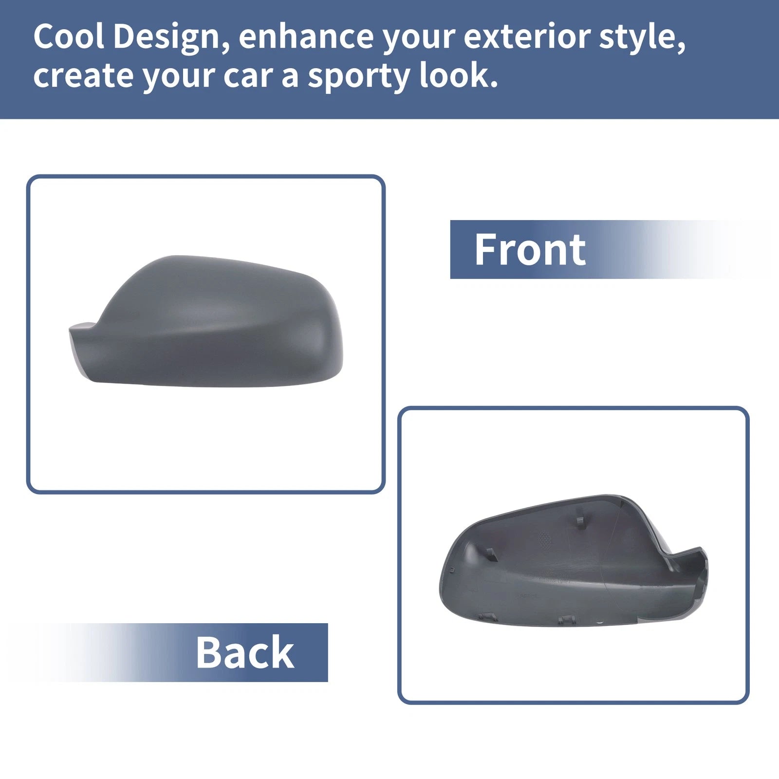 Left Passenger Side Mirror Cover Cap for Citroen Xsara (2002–2005)