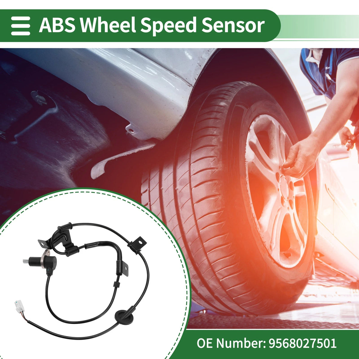 ABS Wheel Speed Sensor Replacement for Hyundai Tiburon (1999–2001)