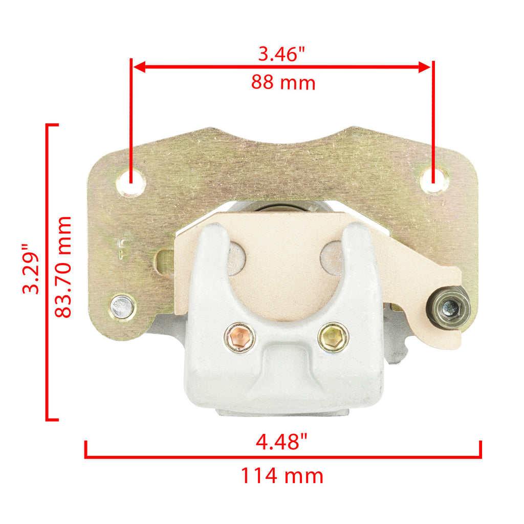 Rear Brake Disc Rotor With Caliper Replacement for Can-Am Outlander 650 (2006–2015)