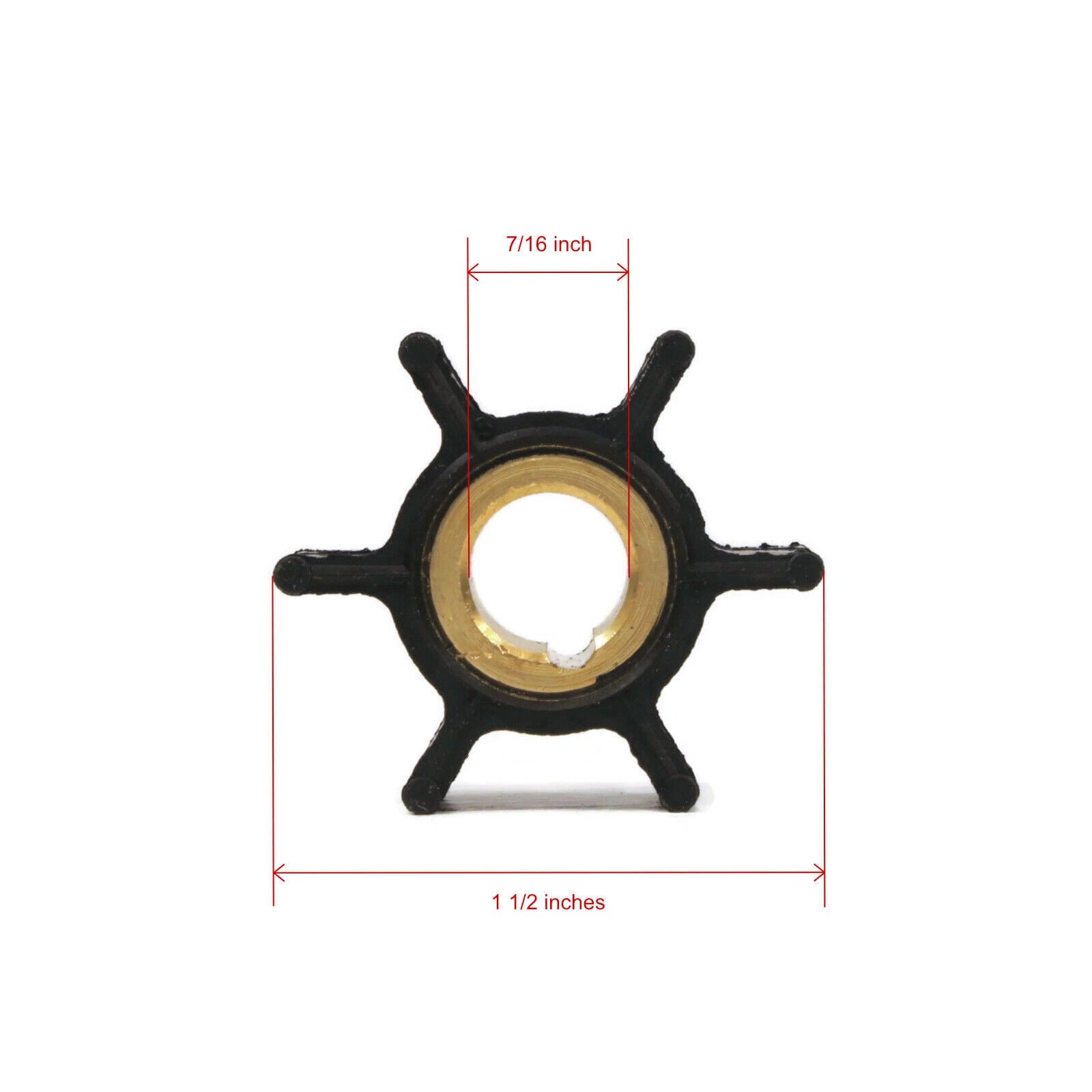 Water Pump Rebuild Kit w/ Housing for Johnson Evinrude 4-8 HP (396644)