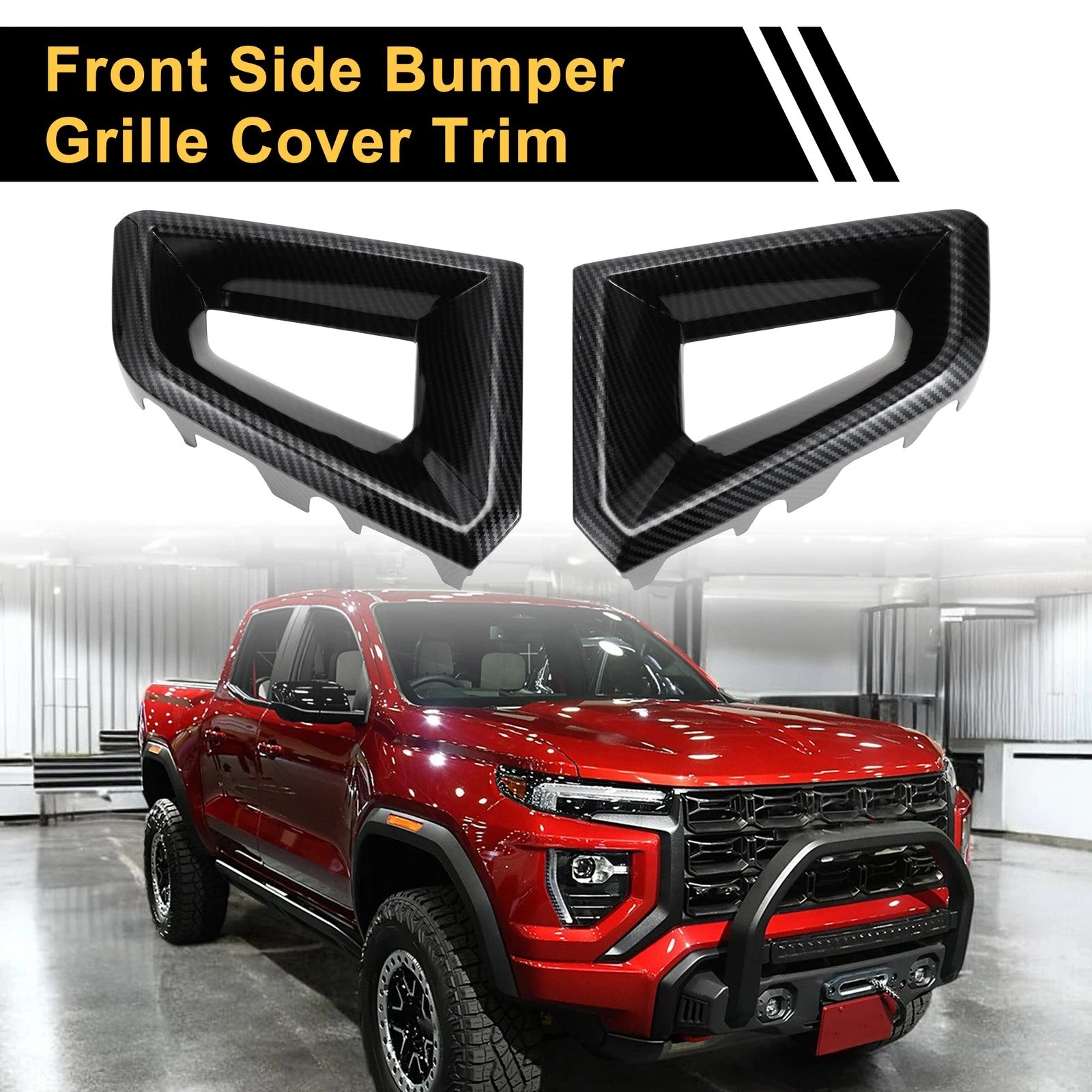 Front Side Bumper Grille Cover Replacement for Chevy Colorado (2023–2024)