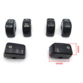 Black Hand Controls Switch Button Covers for Harley Davidson Softail (2011)