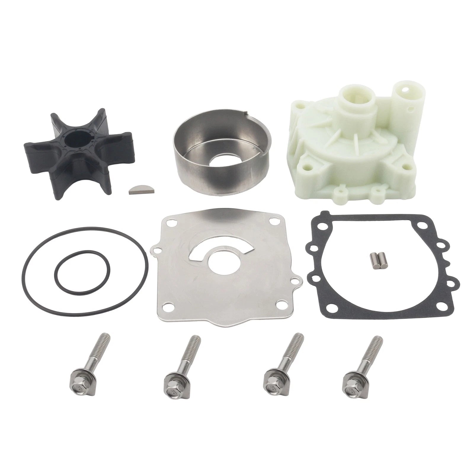 Water Pump Impeller Kit with Housing for Yamaha Outboard 150-300 HP (V6 2/4 Stroke)