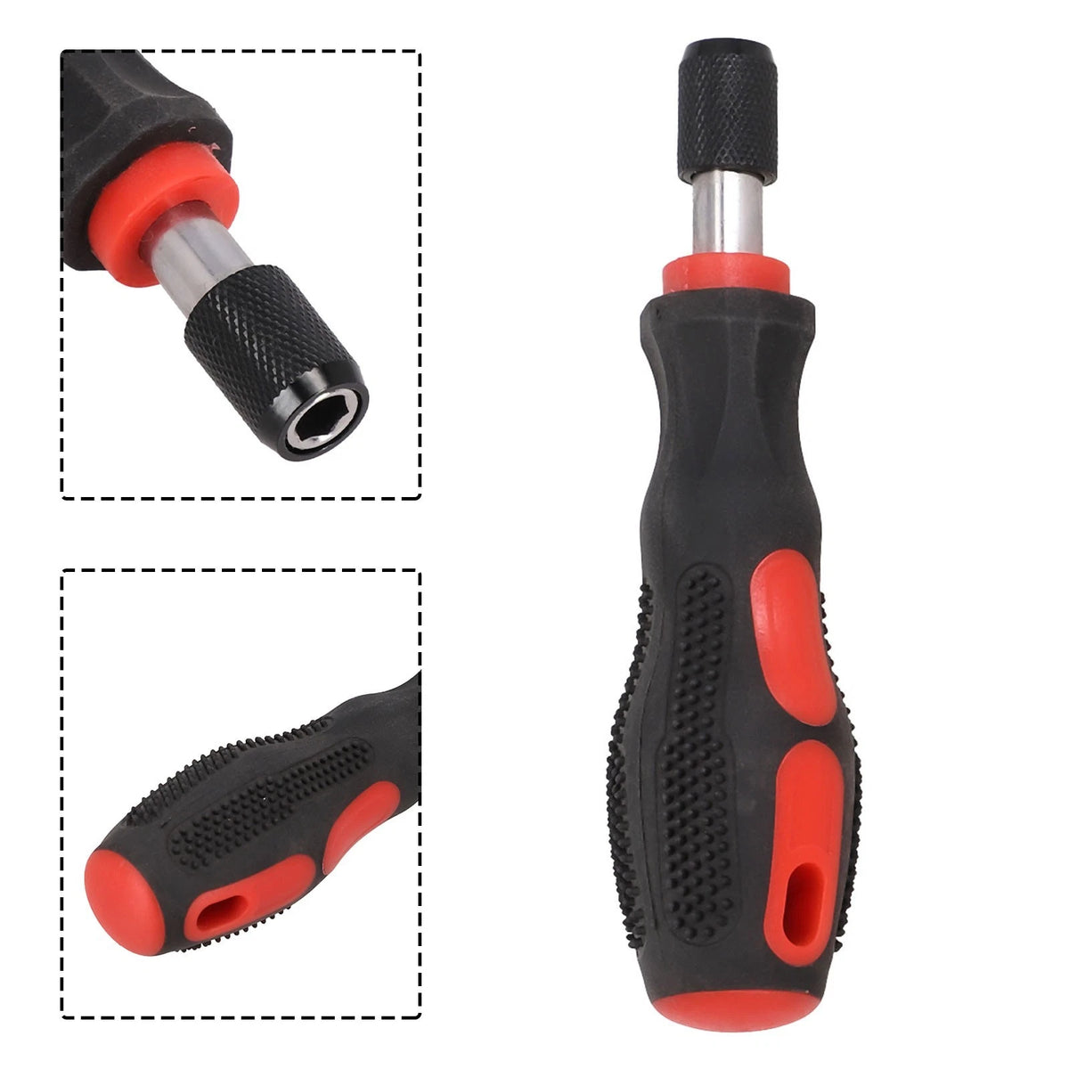 Rubber Non-Slip Handle Screwdriver for (Length: Mm, Hex: Mm)