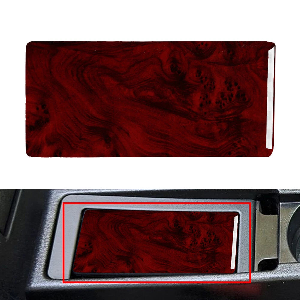 1pc Red Gear Shift Panel Storage Box Cover Trim for BMW 3 Series E36 (1991–1999)