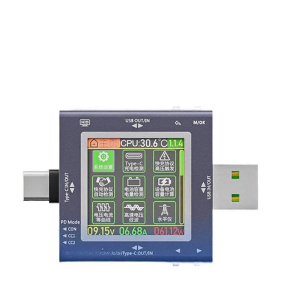 Digital Voltage Current Power Tester TU13 for Automotive (4.5V–50V, 12A)