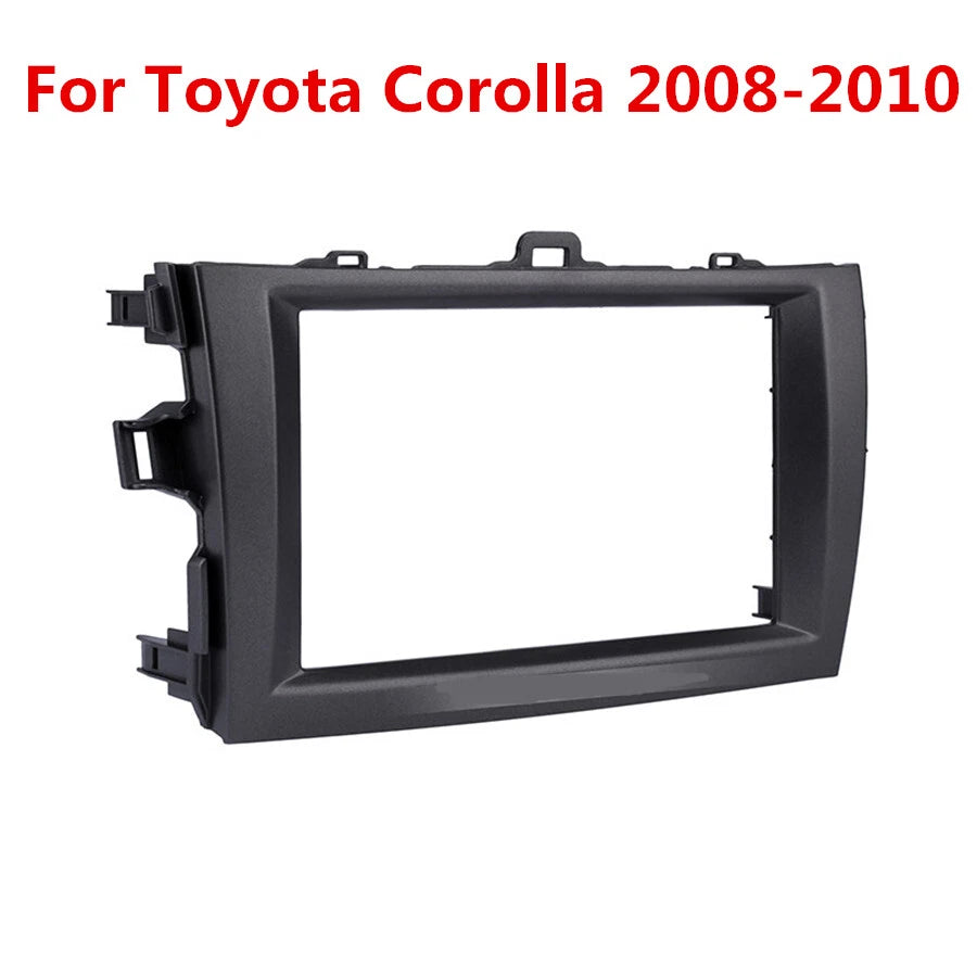 2DIN Radio Stereo DVD Dash Installation Frame Bezel for Toyota Corolla (2008–2010)