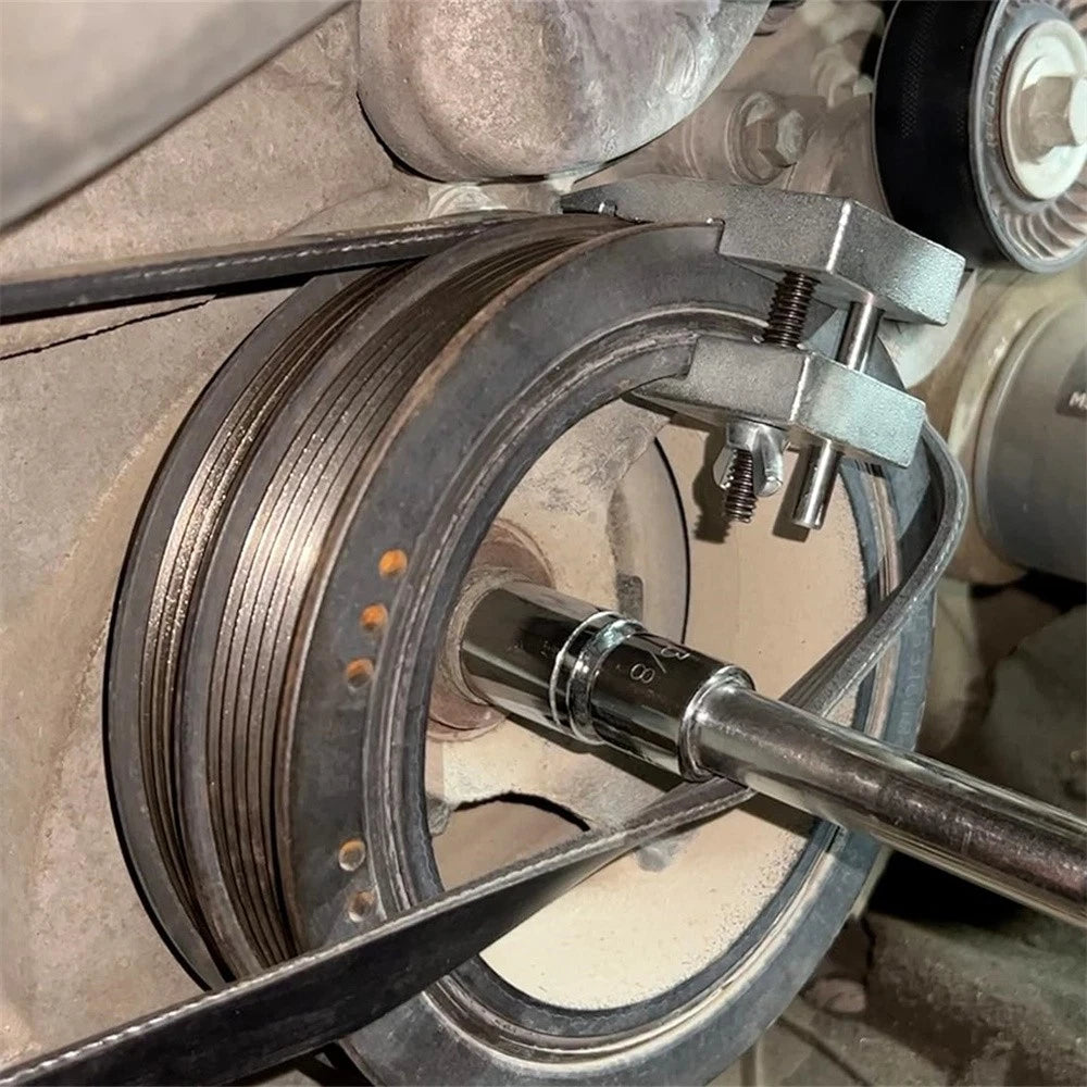Stretch Belt Installer For Ford 3.5L EcoBoost & 3.7L Extra Deep Double Pulleys