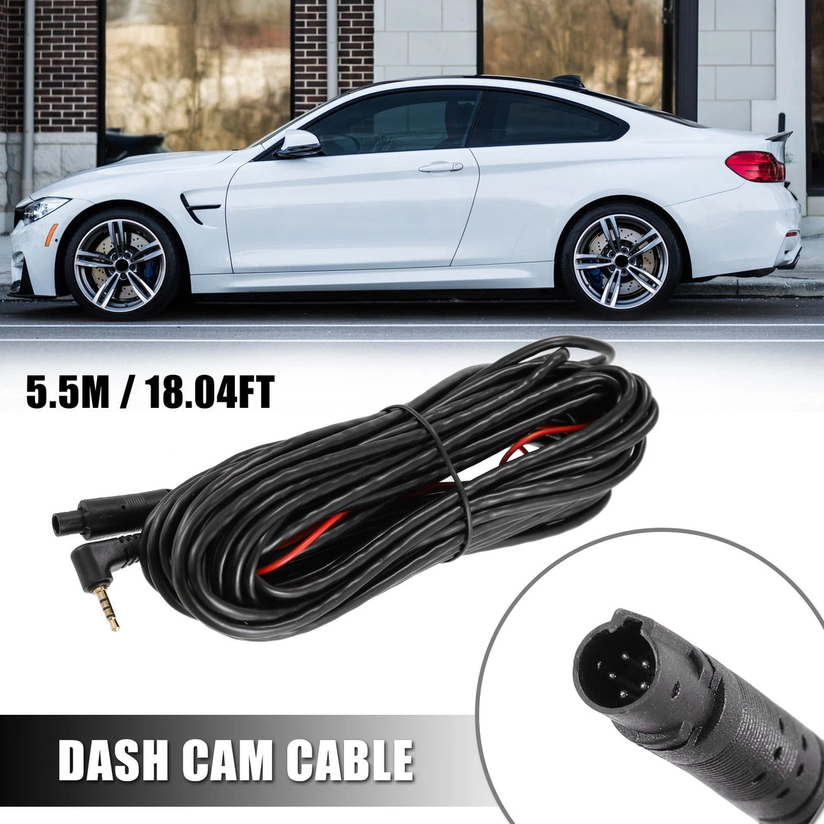 5 Pin 5.5m Reverse Extension Cord for Dash Cam