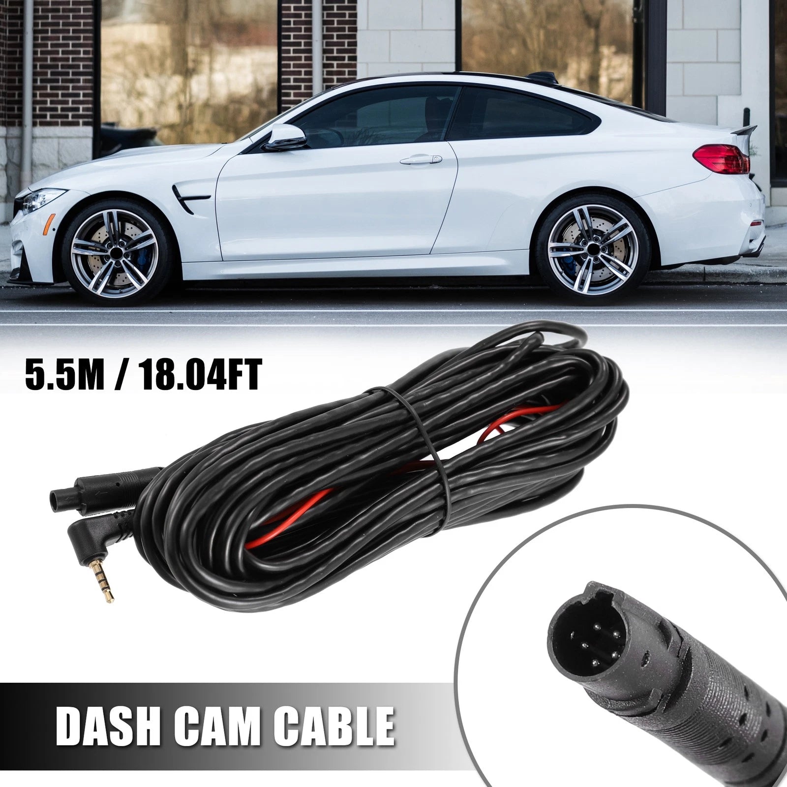 5 Pin 5.5m Reverse Extension Cord for Dash Cam