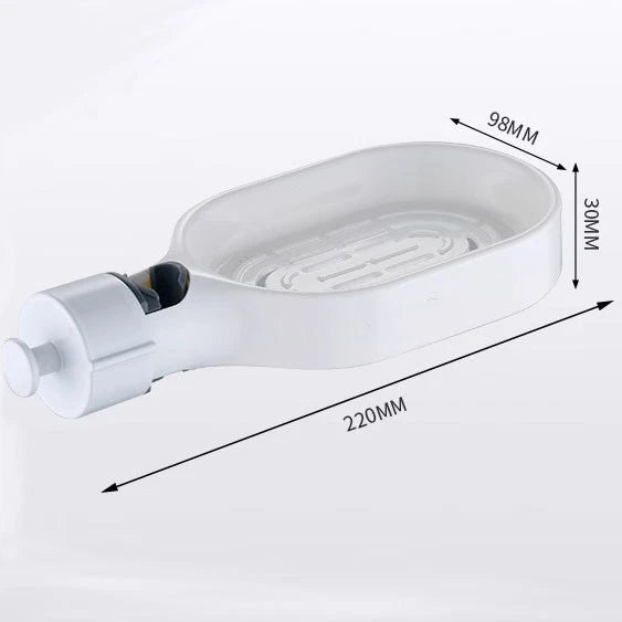 ABS Plastic Shower Soap Holder for Bathroom (No Drill Installation)