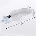 ABS Plastic Shower Soap Holder for Bathroom (No Drill Installation)