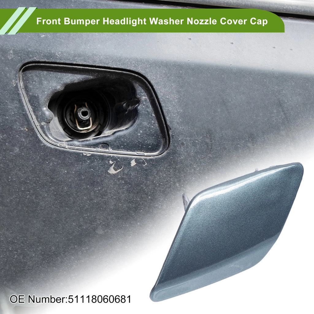 Windshield Washer Nozzle Cover Front Left for BMW 428i (2014–2016) Gray