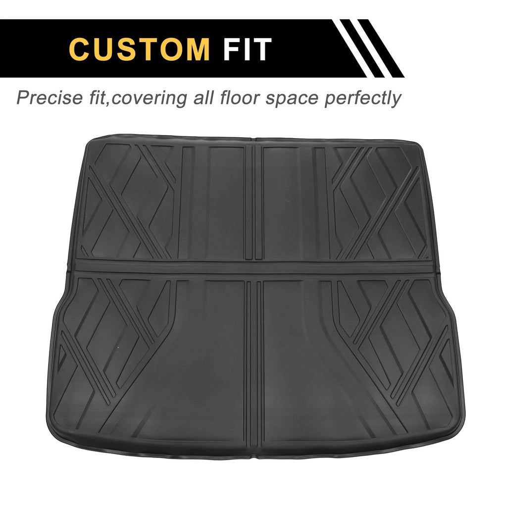 Cargo Liner Rear Trunk Mat for Audi Q5 (2009–2017) TPE Diamond Pattern