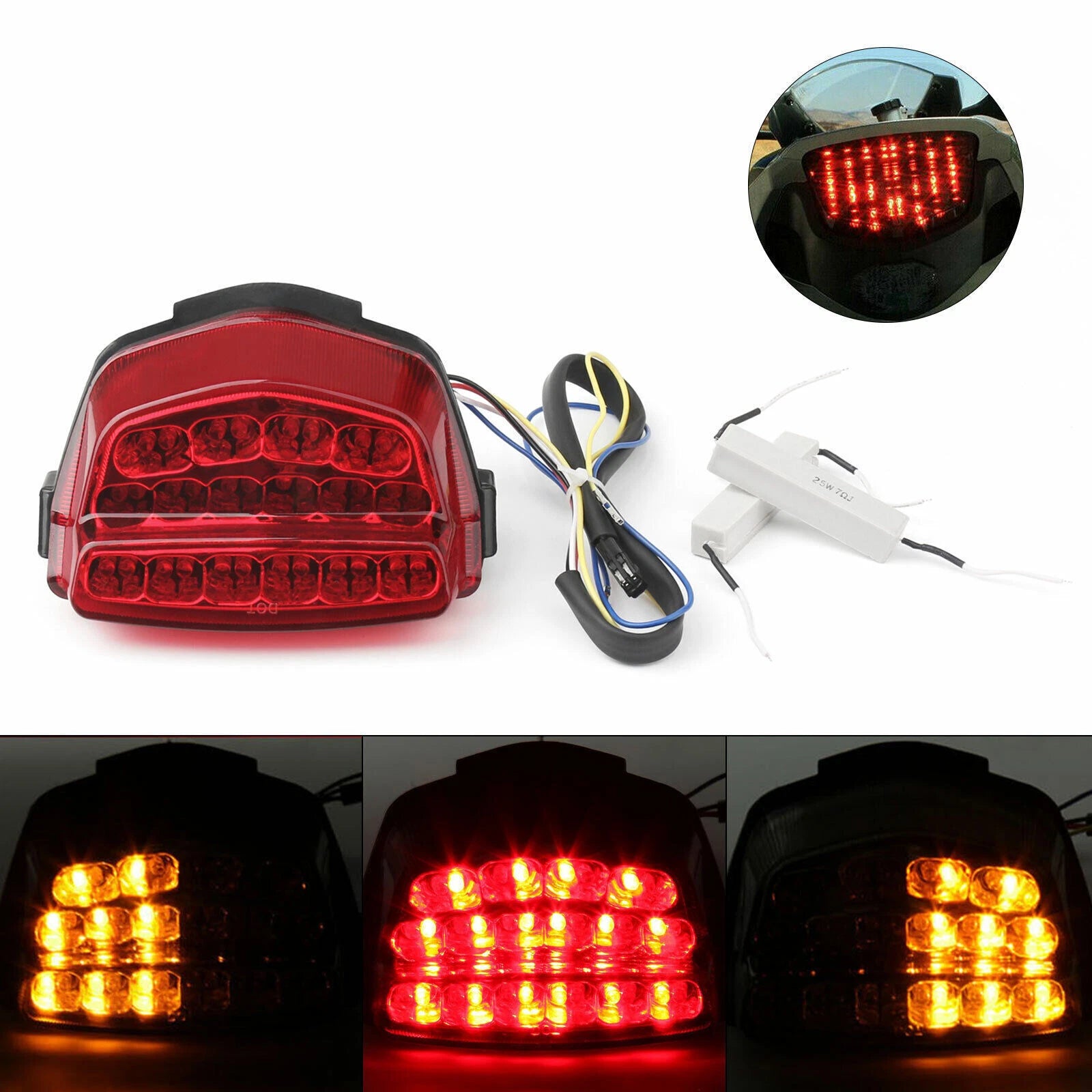 Integrated LED TailLight Turn Signals for Honda CBR1000RR (2008–2016) T9