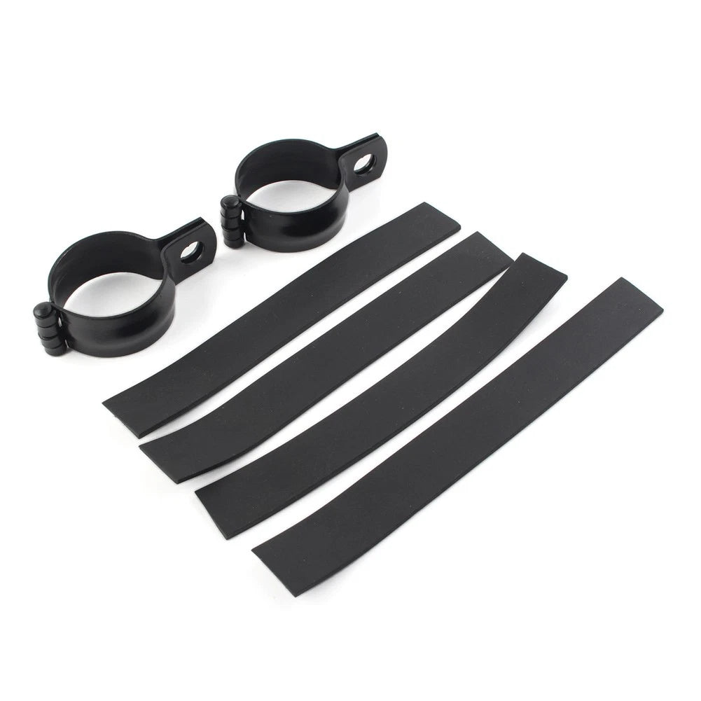 2Pcs Motorcycle Front Fork Clamp Turn Signal Light Mount Bracket Holder 32-41MM