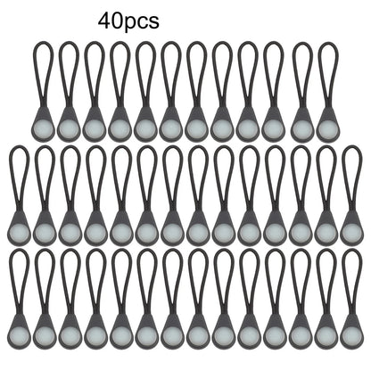 40pcs luminous zipper pulls for luggage (Camping, Night Activities)