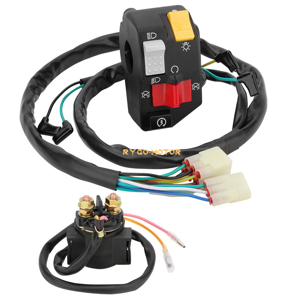 Handlebar & Starter Relay Switch for Honda TRX400X TRX400EX (2008–2014)