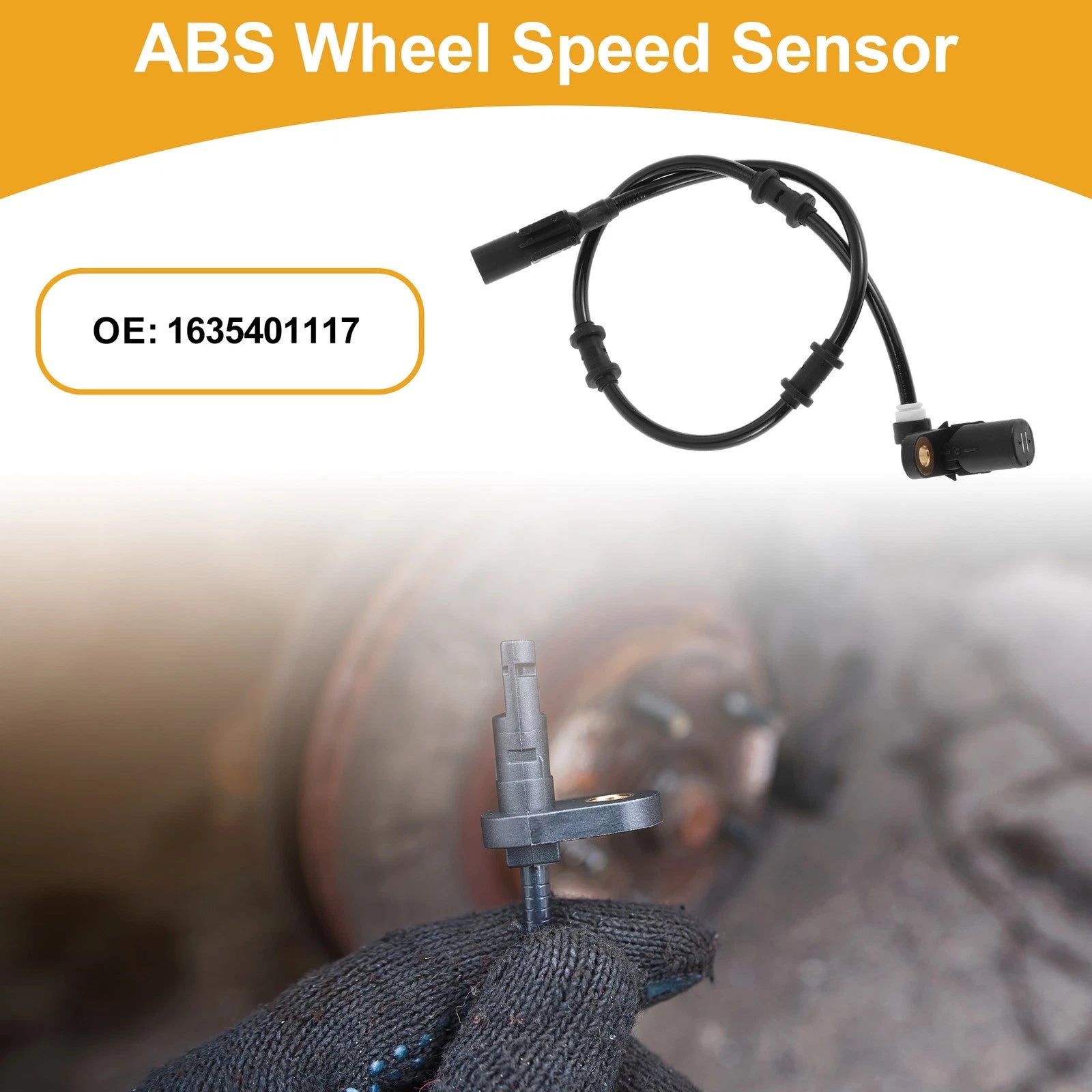ABS Wheel Speed Sensor Replacement Right for Mercedes-Benz ML320 (2005–2008)