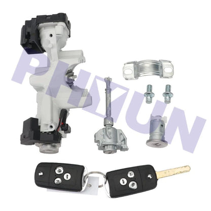 Ignition Switch Door Lock Cylinder Keys Set for Honda Civic (2012–2014)