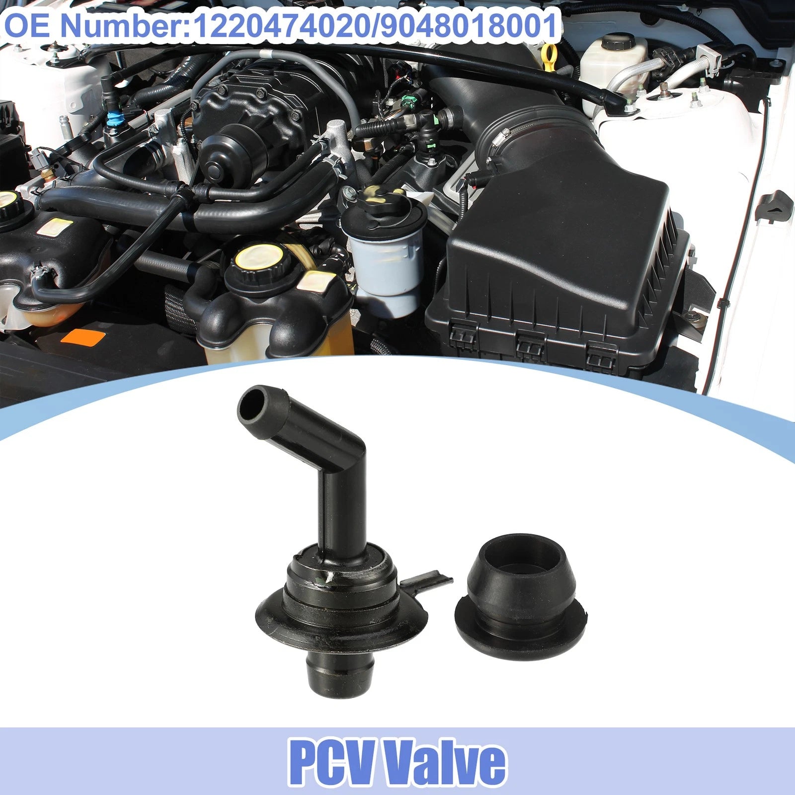 PCV Valve Grommet Kit Replacement for Toyota Celica 2.2L (1992–1999)
