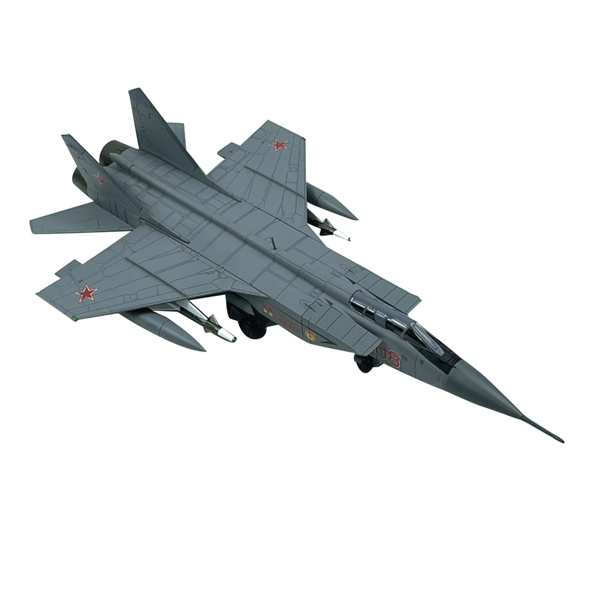 1/72 MiG-31 Interceptor Aircraft Metal Model Static Display
