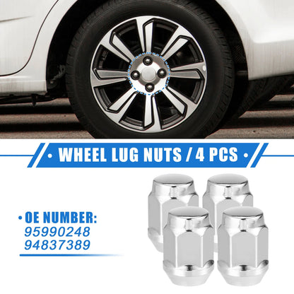 Wheel Lug Nuts Set 4 Pack for Suzuki Forenza (2004–2008) M12 x 1.5
