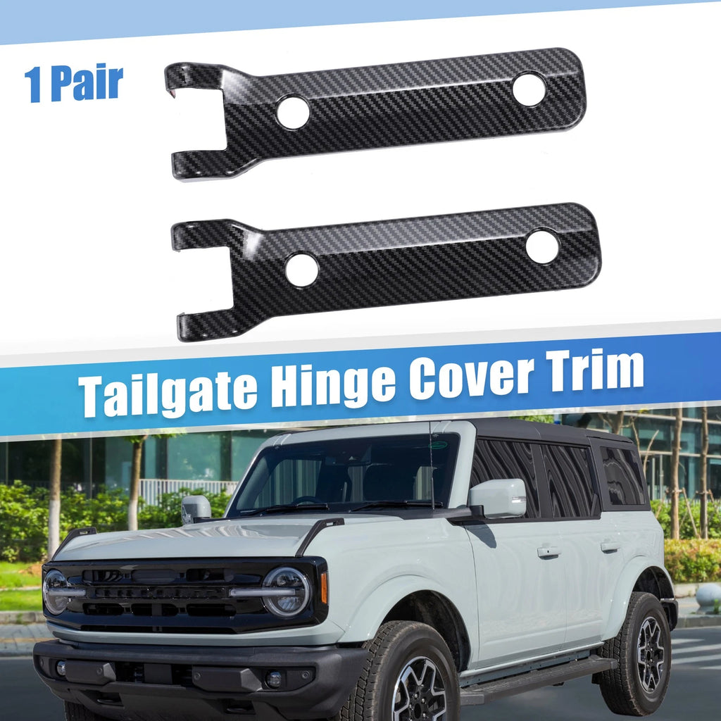 1 Pair Tailgate Hinge Cover Trim for Ford Bronco (2021–2024)