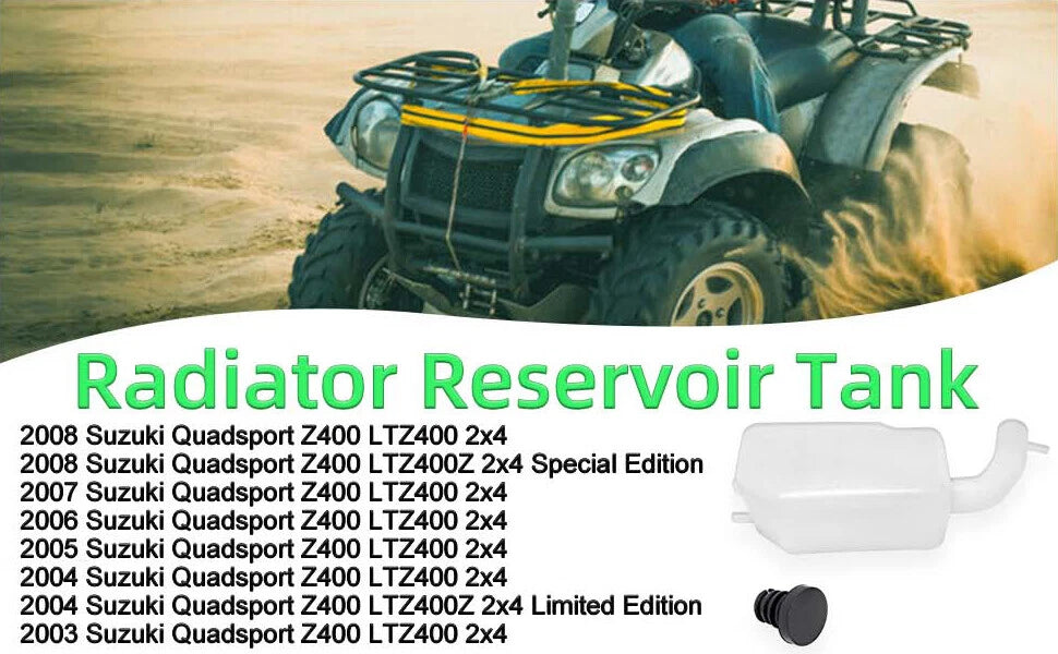 Radiator Reservoir for Suzuki Quadsport Z400 LTZ400 LT-Z400 (2003–2008)
