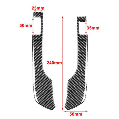 2X Speedometer Side Cover Trim for Nissan GTR R35 (2008–2016) Black