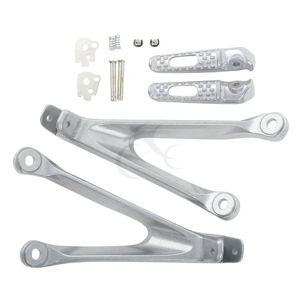 Rear Passenger Footrests Footpegs Peg Brackets for Honda CBR1000RR (2008–2016)