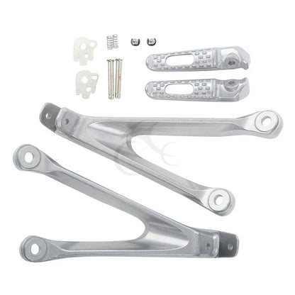 Rear Passenger Footrests Footpegs Peg Brackets for Honda CBR1000RR (2008–2016)