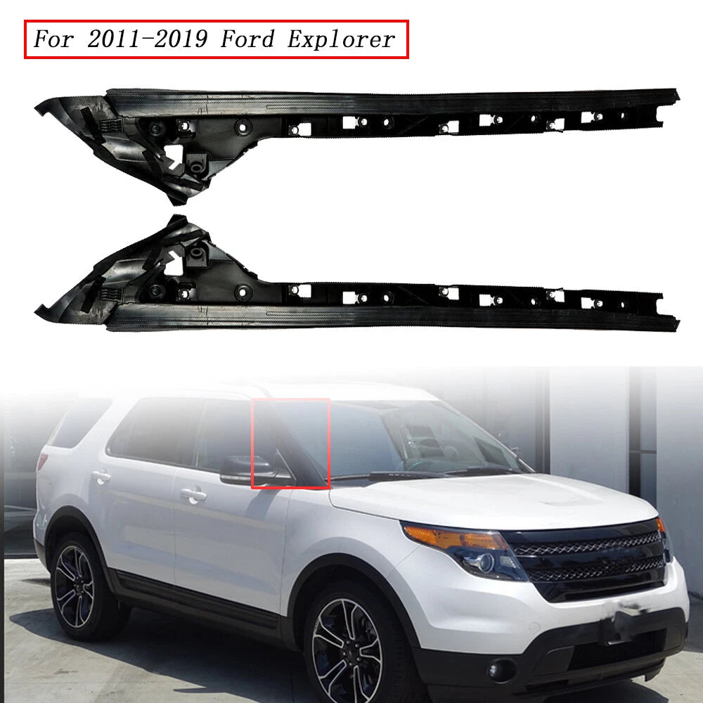 A-Pillar Trim Windshield Side Mount Brackets RH/LH for Explorer (2011–2019)