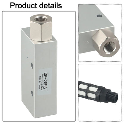 CV20HS Aluminum Alloy Vacuum Ejector with Silencer for Efficient Air Exhaust