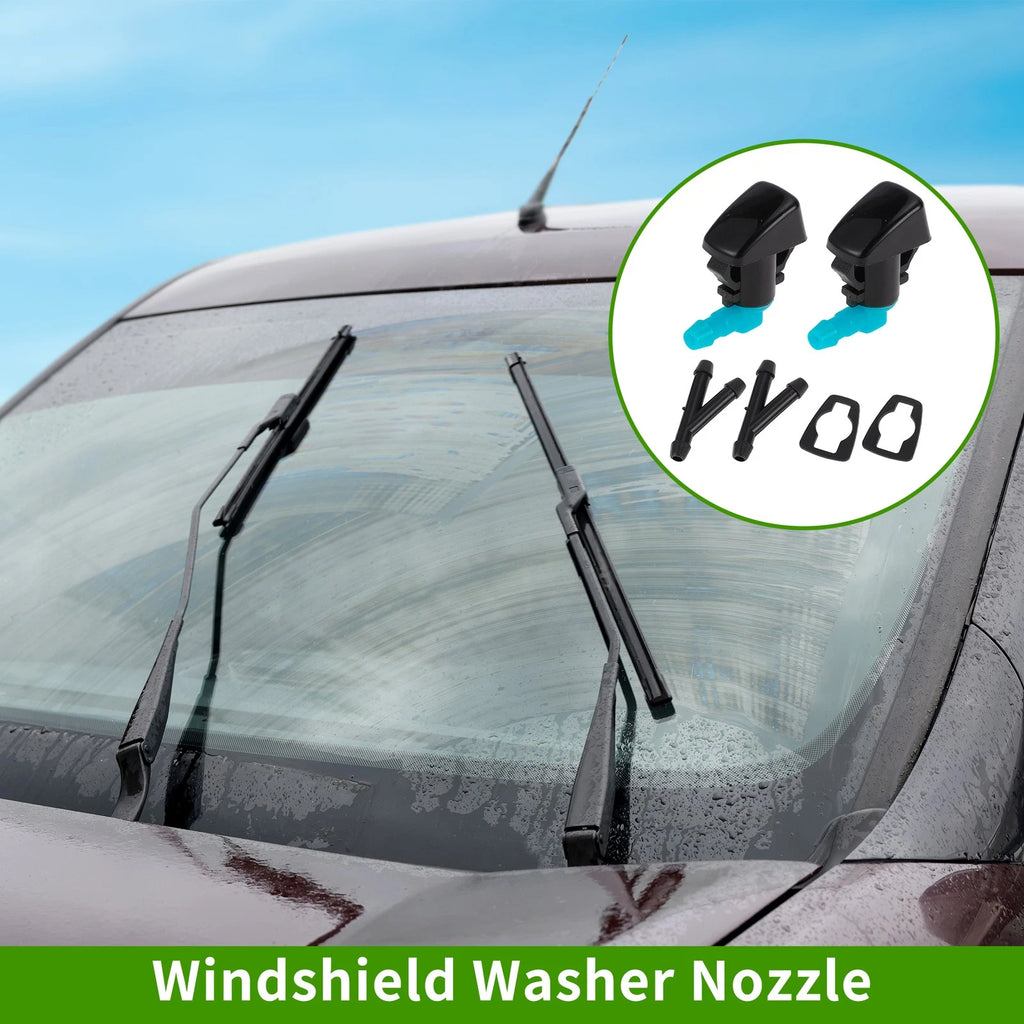 Windshield Washer Nozzle Replacement with Hose Connector for Chevrolet (2013–2017)