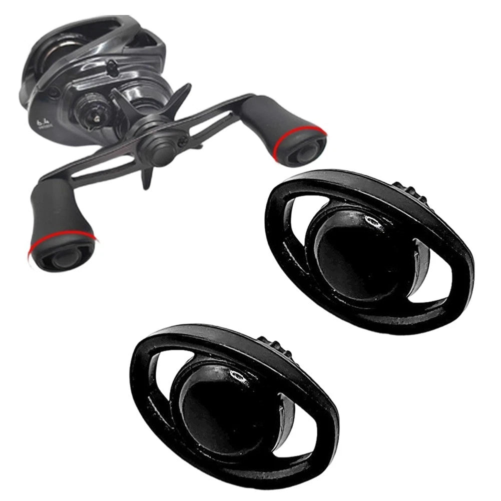Baitcasting Reel Knob Side Cover for Daiwa PR100 (1pc, Metal, Black)