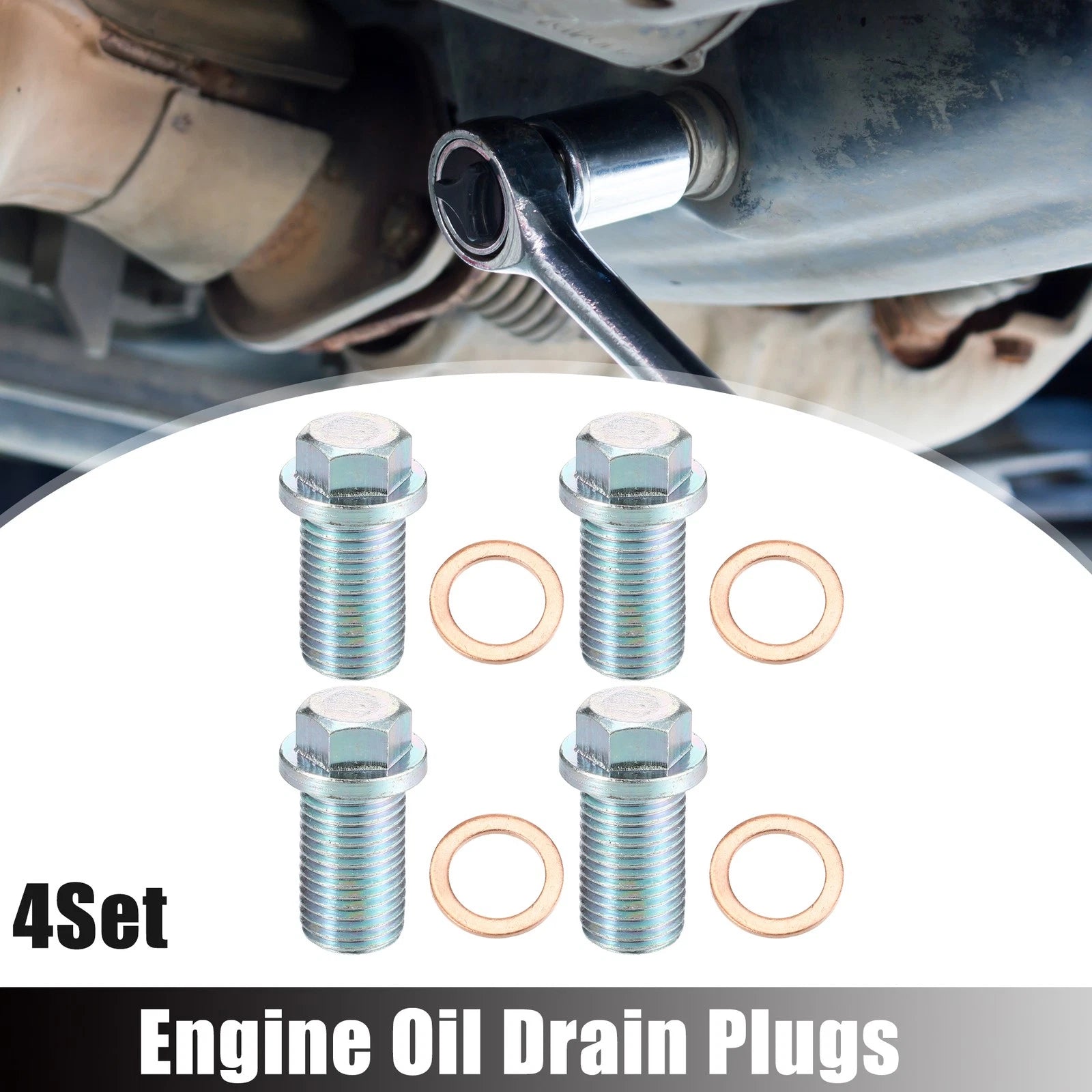 Engine Oil Drain Plug Set with Washer for Mercedes-Benz (2000–2020)